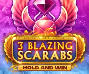 3 Blazing Scarabs Hold and Win
