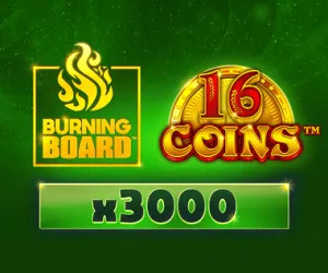 16 Coins Burning Board