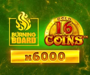 16 Coins Gold Burning Board