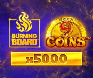9 Coins Gold Burning Board