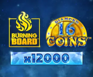 16 Coins Diamond Burning Board