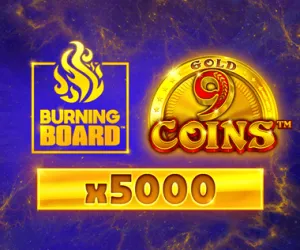 9 Coins Gold Burning Board